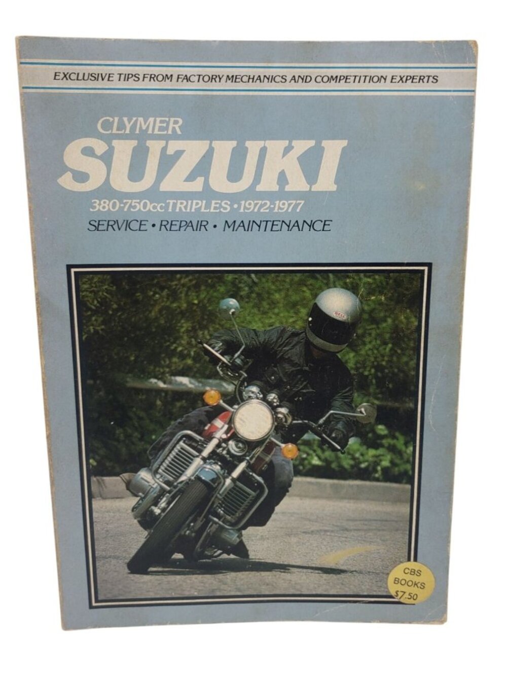 Clymer Suzuki Service Repair Maintenance Handbook 380-750cc Triples 1972-1977